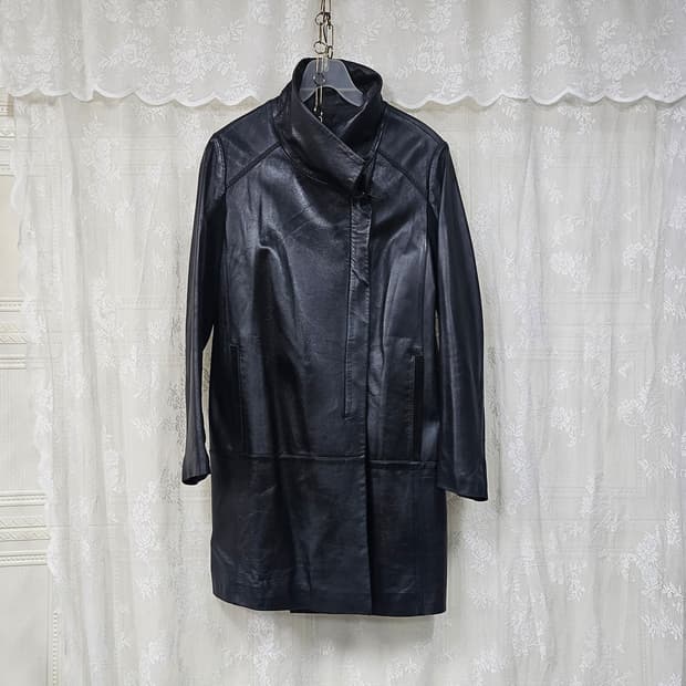 블랙양가죽  하프자켓
