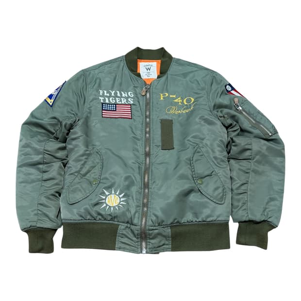 젠틀 빈티지 플라잉 타이거 MA-1 점퍼