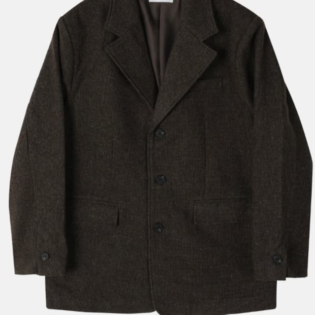 셰퍼드 체크 블레이저 자켓