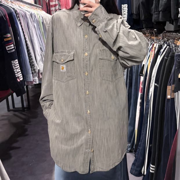 [IM] Carhartt 칼하트 긴팔 셔츠 그레이