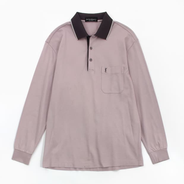 입생로랑 YSL 퍼플 칼라 티셔츠 PK셔츠