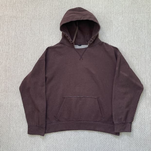 45rpm 브라운 후드티 