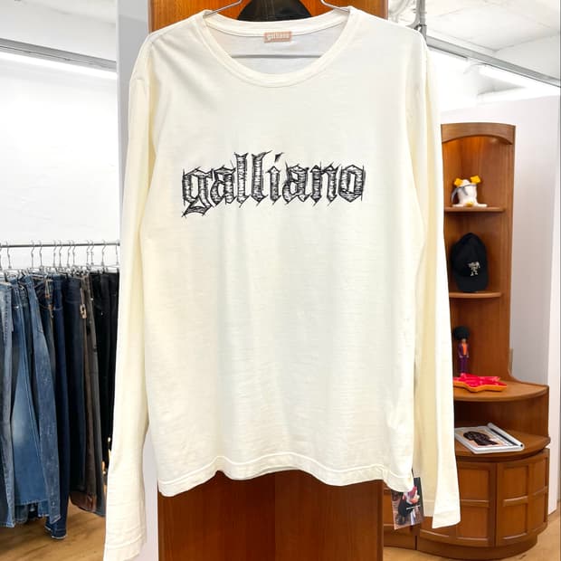 [XL] 존갈리아노 롱슬리브 티셔츠