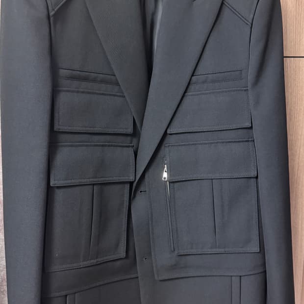 준지 /21fw 탄창 베스트 레이어드 블레이저 자켓/46