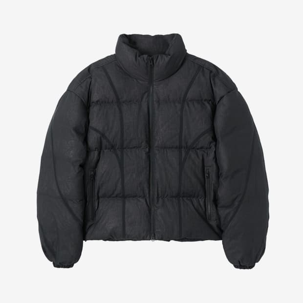 인사일런스 더블 레이어드 다운 자켓 블랙 L