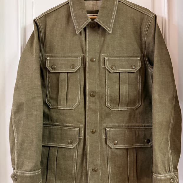 AMI 아미 데님 헌팅자켓 S