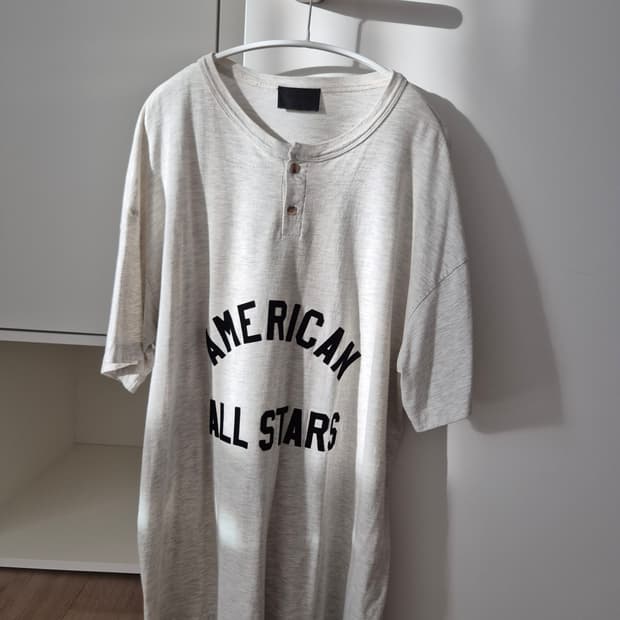 fear of god 헨리넥 반팔 티셔츠 사이즈 M