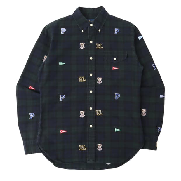 폴로 랄프로렌 플래그 블랙와치 타탄체크 셔츠
