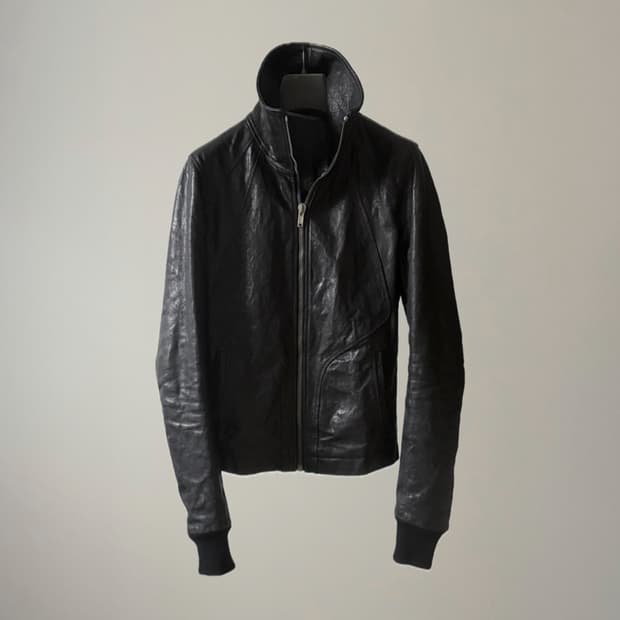 Rick owens 09FW 하이넥 레더자켓