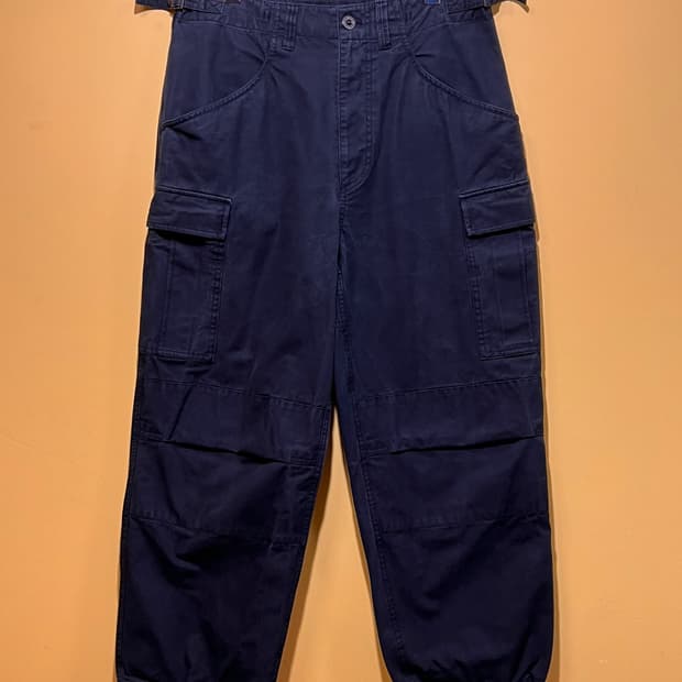 [M/32] 뉴에라 카고 워크 팬츠 스트랩 조거 디테일 밀리터리