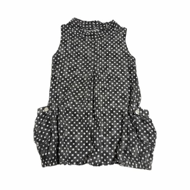 빈티지 K'S YOU ARE 도트 슬리브리스 미니원피스 y2k 모리걸