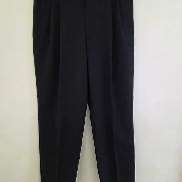 SOLID HOMME 블랙 슬랙스 48