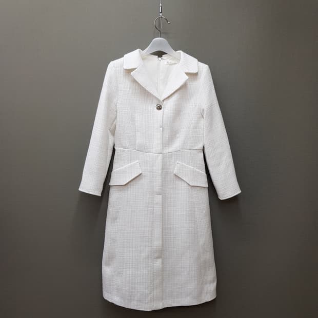 잇미샤 2021 트위드 카라 원피스 S사이즈