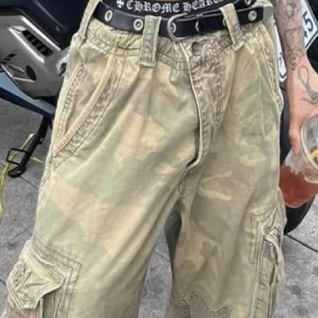 구함) 빈티지 카모 팬츠 구해요!