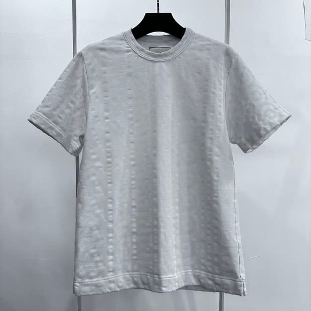 펜디 로마 레터링 반팔 화이트 / 오버핏 XS