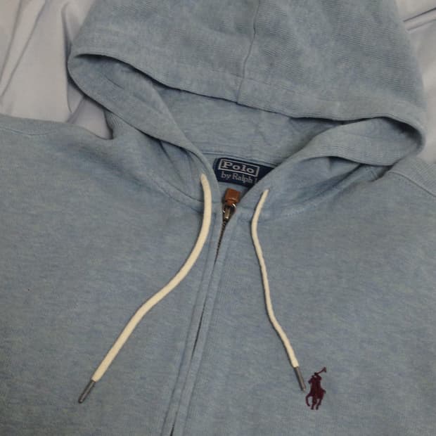 폴로 니트 후드집업