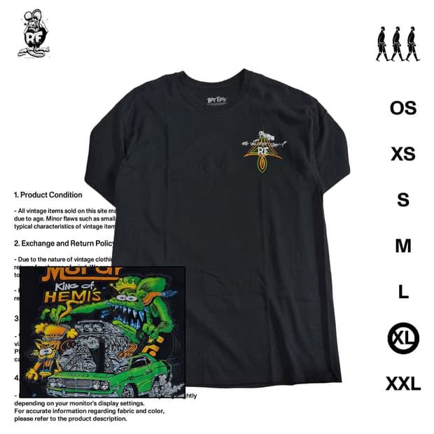랫 핑크 그래픽 티셔츠 XL사이즈