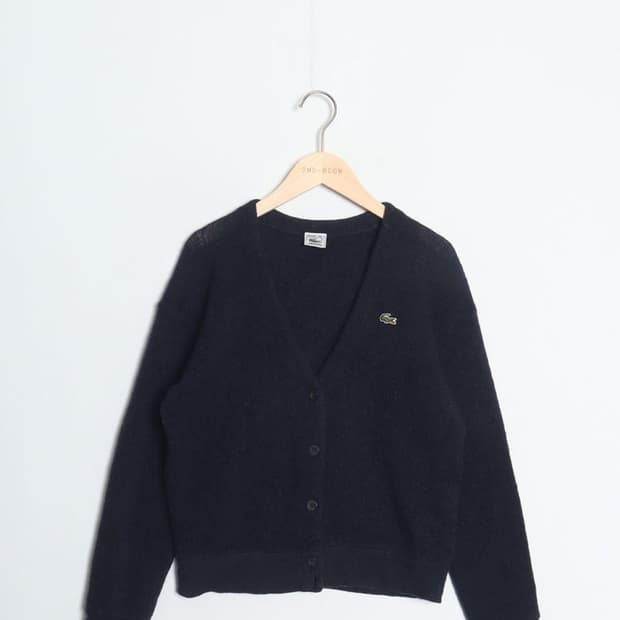 90's LACOSTE ㈜서광 Croped Cardigan