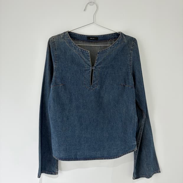 COMME CA ISM denim top