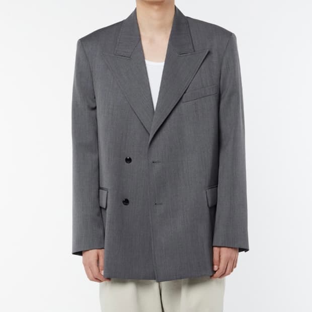 이얼즈어고 더블 브레스티드 블레이져 자켓