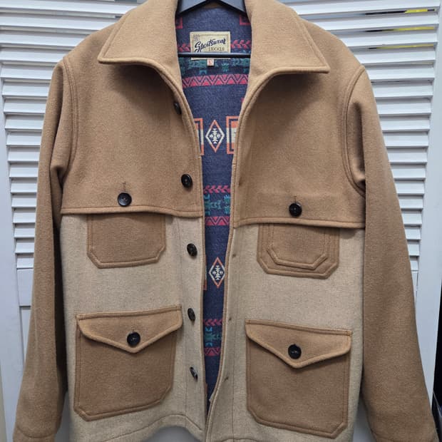 구즈베리레이 더블유 울 코트