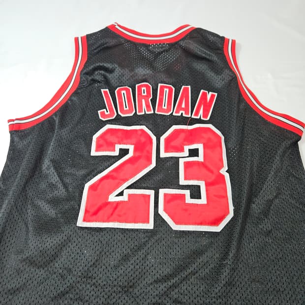 미첼앤네스 마이클조던 시카고 불스 농구 나시 농구 져지 블랙 L