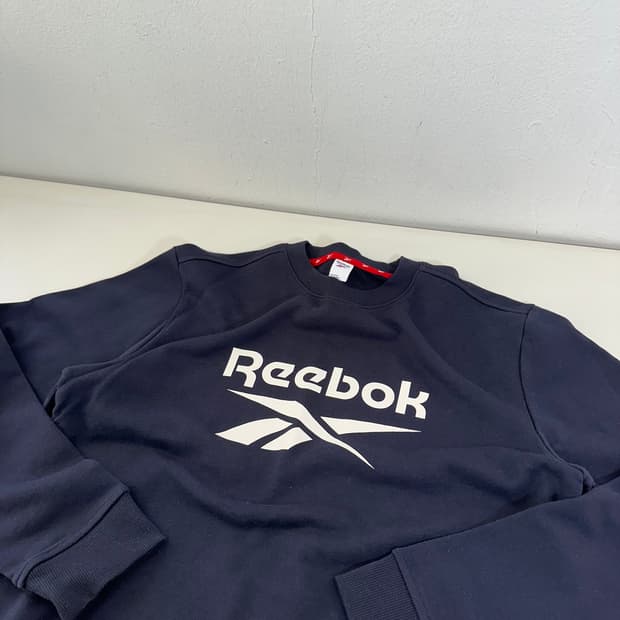 M 리복 다크네이비 빅로고 맨투맨