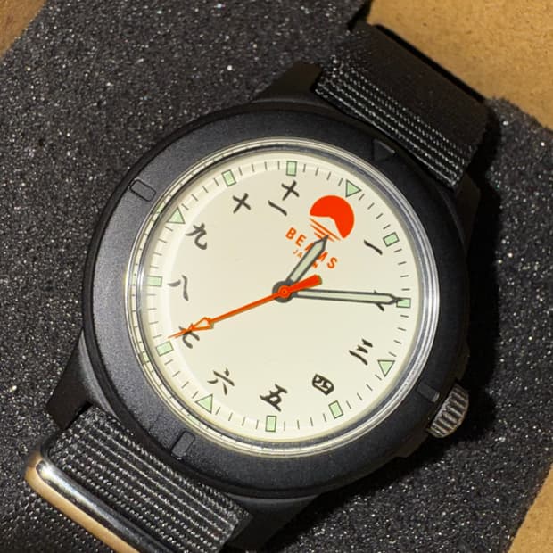 Chinese Numerals Watch Black 손목시계