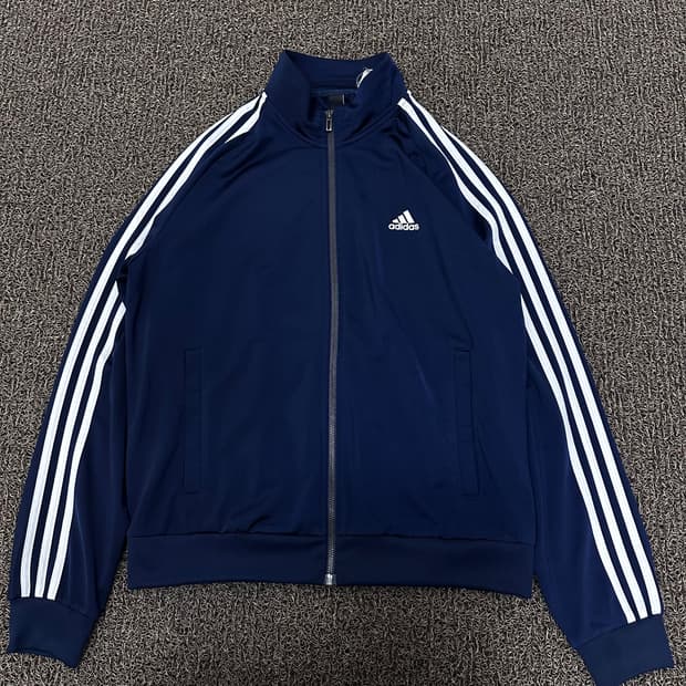 아디다스 트랙탑 져지 집업 네이비 XL