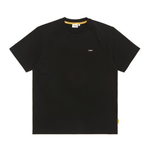 내셔널지오그래픽 스몰 로고 반팔 티셔츠