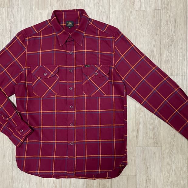95~100) 60's 복각 Lee 플란넬 워크셔츠