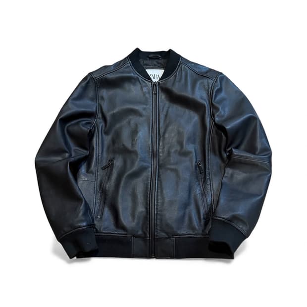 ZARA 양가죽 블루종 자켓