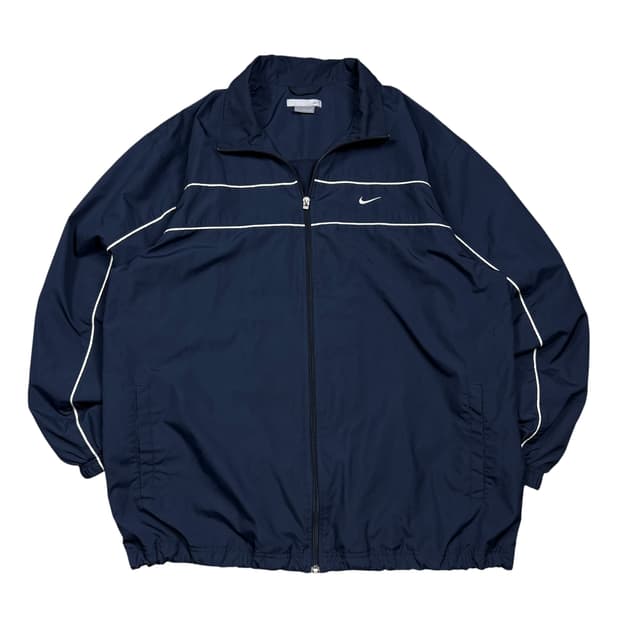 나이키 00s 네이비 바람막이