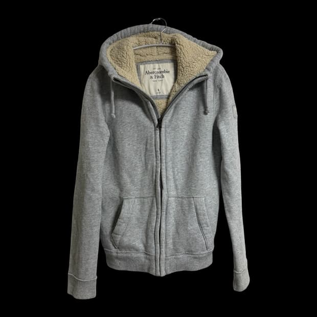 아베크롬비 셰르파 안감 후드 집업