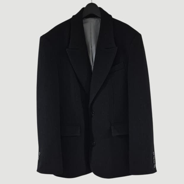 [100~105]엘무드 겨울 울 블레이저 자켓