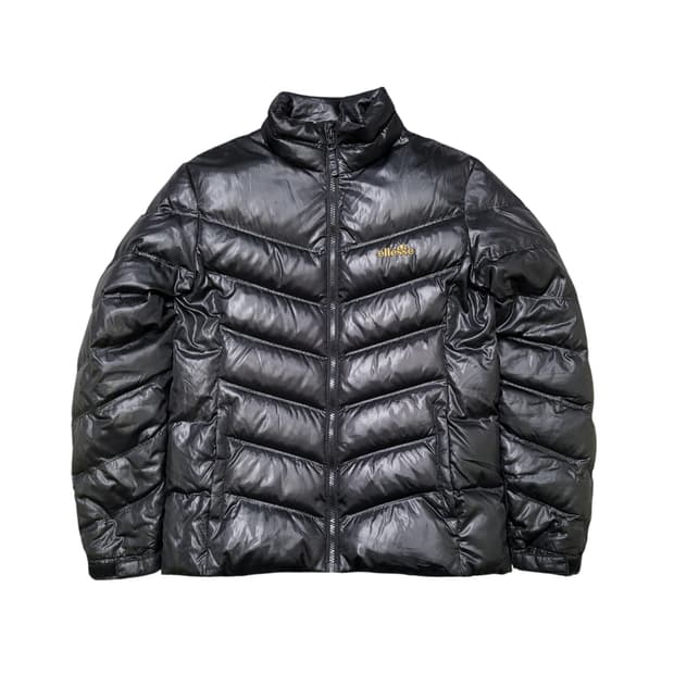 엘레쎄 유광 글로시 경량 패딩 우먼