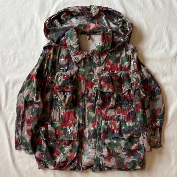 [48] 80s Swiss Army M70 알펜플라주 필드 자켓
