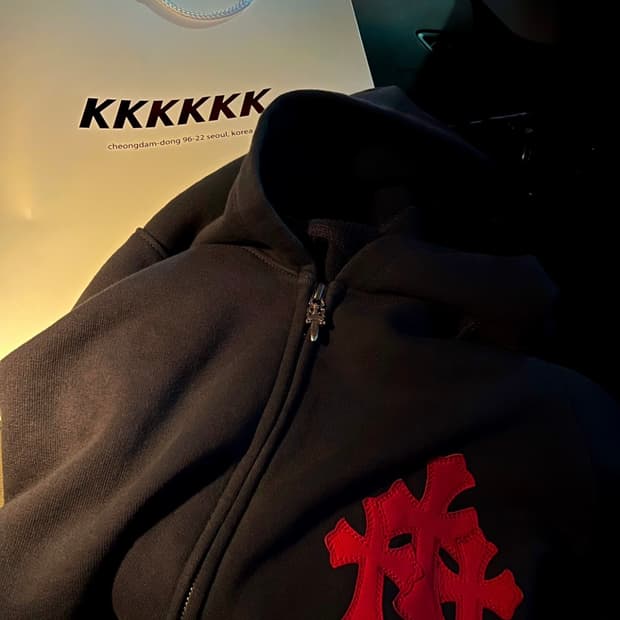 [xxl]크롬하츠 페이퍼잼 후드 집업