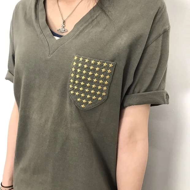 Guild Prime Stud Pocket V-Neck Tee