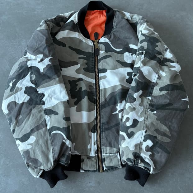 포스텍스 가먼츠 카모 봄버 xxl