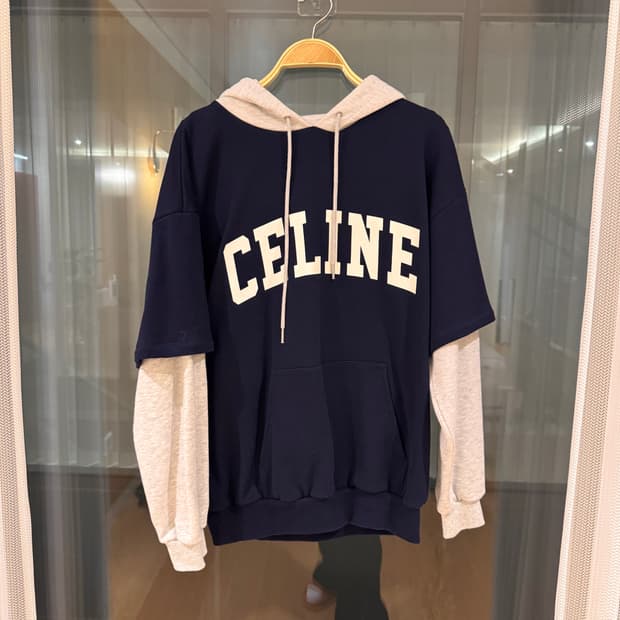 셀린느 레이어드 후드 후디