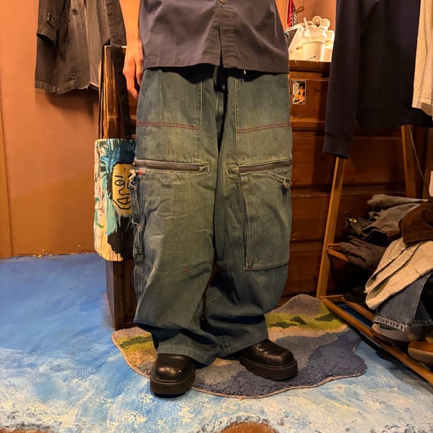 HOBO DENIM 호보 데님 와이드 데님 팬츠