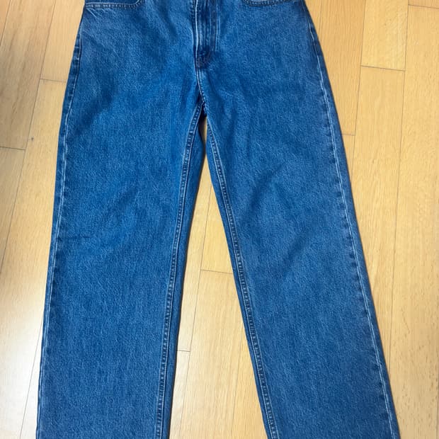 유니클로 jwa 스트레이트진 중청