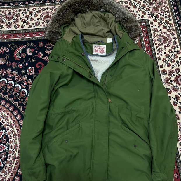 리바이스 여성 안감 양털 야상자켓 M