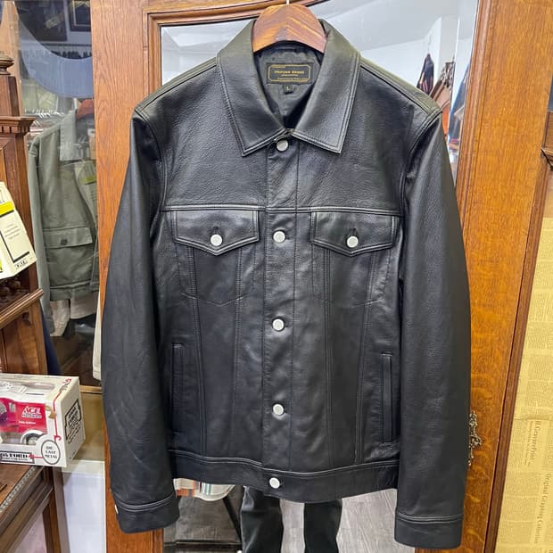UNIFORM BRIDGE® Deerskin Leather Jacket