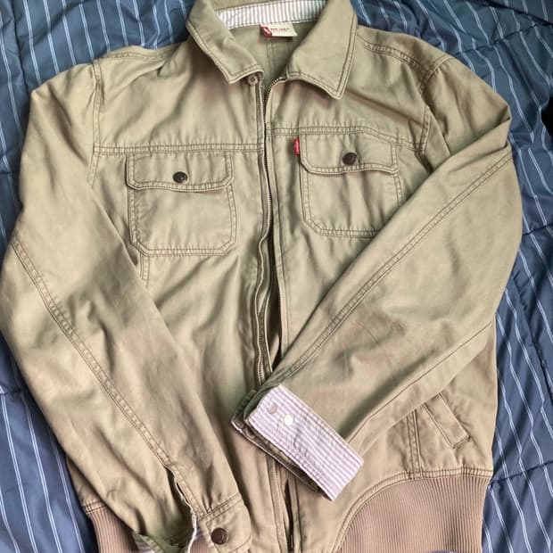 리바이스 트리커 크롭 자켓 