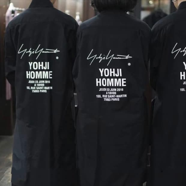 Yohji yamamoto pour homm staff shirt18ss