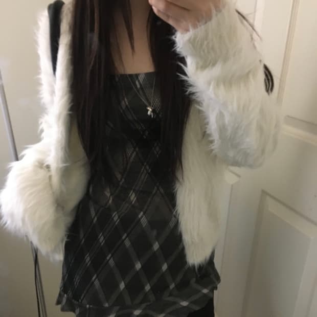 아워캐비넷 앙고라 퍼가디건 sense angora cardigan