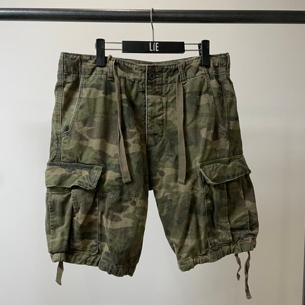 (34) 아베크롬비 카모 카고 반바지