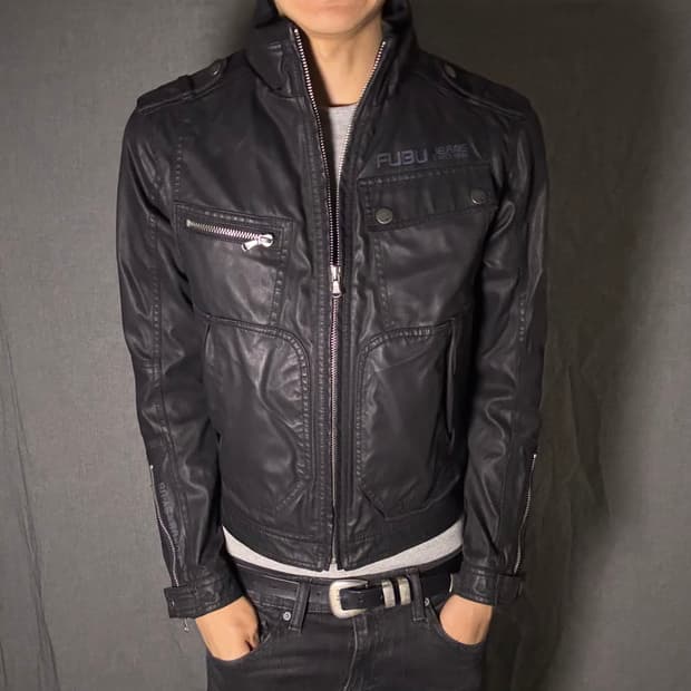 FUBU 코팅 나일론 자켓